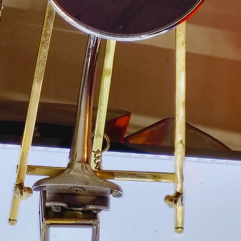 Vintage NuVue Rear View Mirror w/ Original Box – 1950s Automotive Accessory – Di